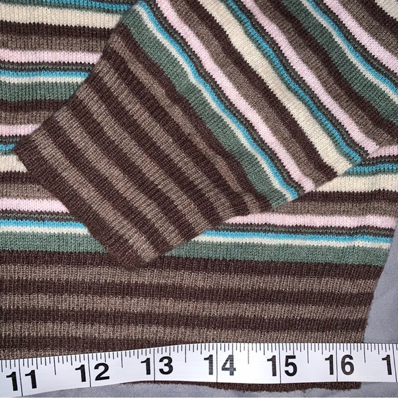 cotton/wool baby V-neck sweater - Picture 3 of 6